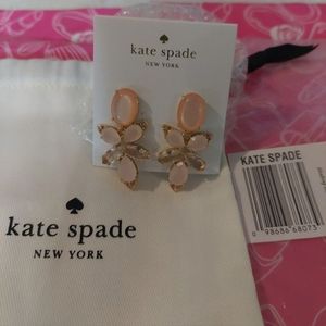 Kate Spade Pink drop earrings
